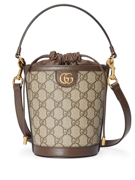 gucci round bucket zipper bag|gucci ophidia bucket bag large.